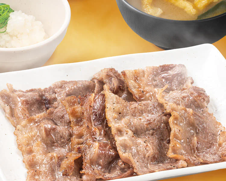 松屋：牛焼肉生野菜セット（ロカボ応援メニュー）