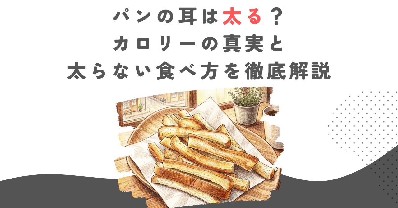 パンの耳は太る？カロリーの真実と太らない食べ方を徹底解説