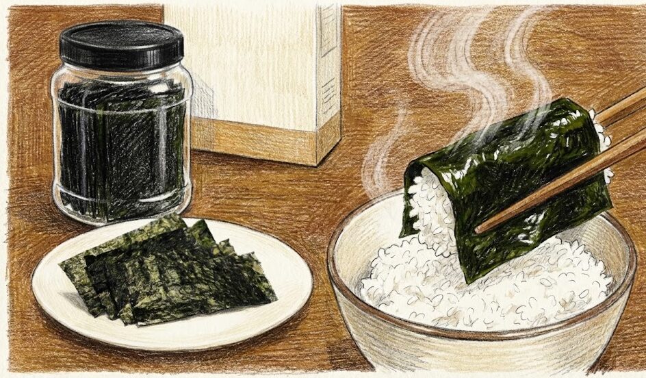 味のりで太るのを防ぐ食べ方と適量