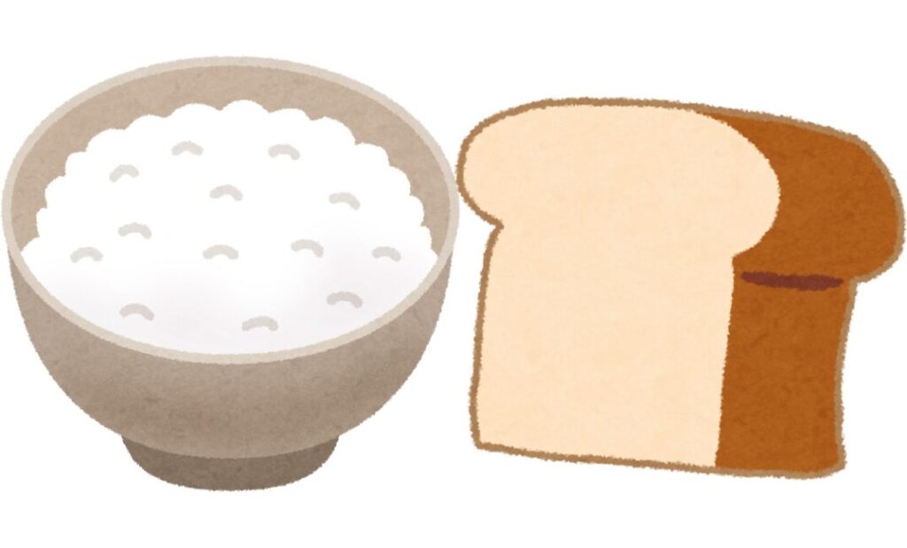 ゆで卵：ご飯やパンとの組み合わせに注意