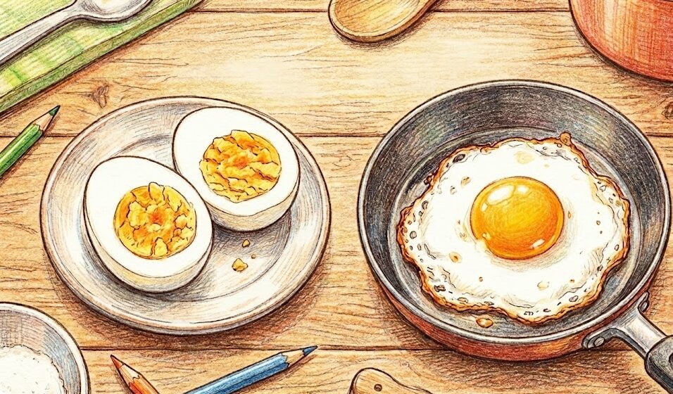 ゆで卵や目玉焼きの方がいい？