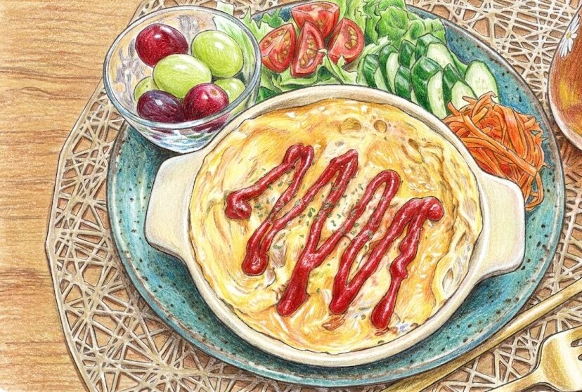 オートミールオムライスで太るのを防ぐレシピ