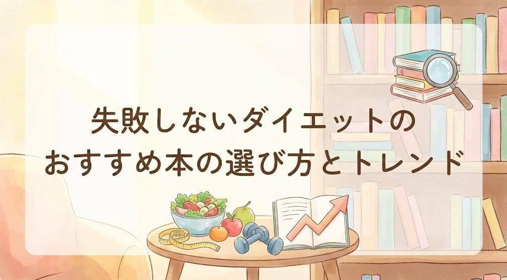 失敗しないダイエットのおすすめ本の選び方とトレンド