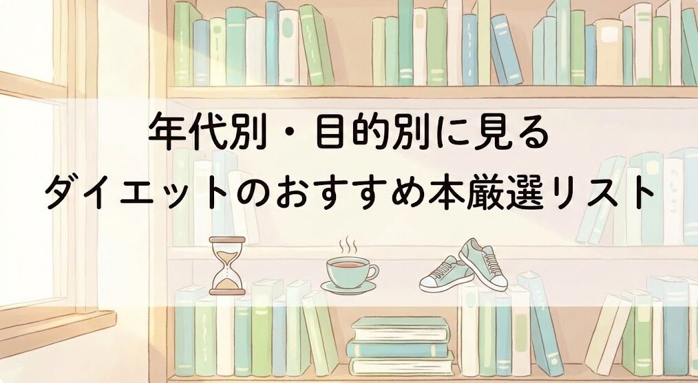 年代別・目的別に見るダイエットのおすすめ本厳選リスト