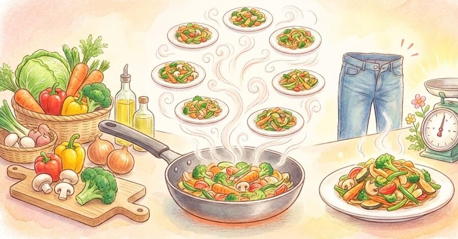 成功に導く野菜炒めダイエットの1週間