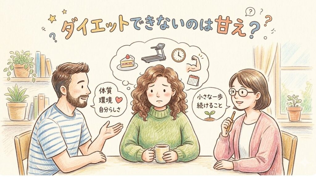 ダイエットができないのは甘えではない