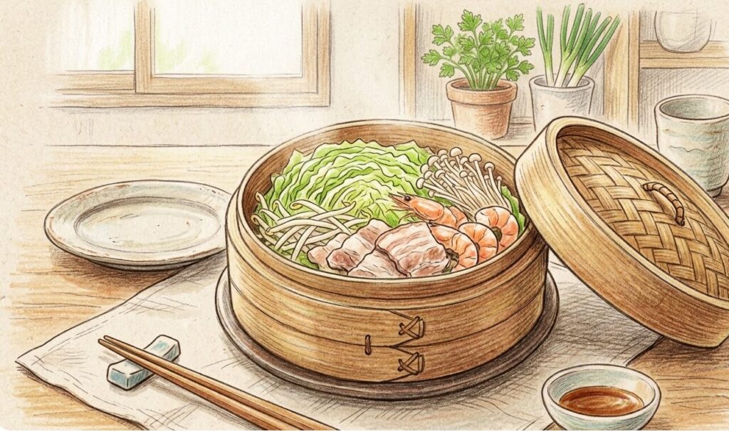 ダイエット向けせいろ蒸しの実践方法