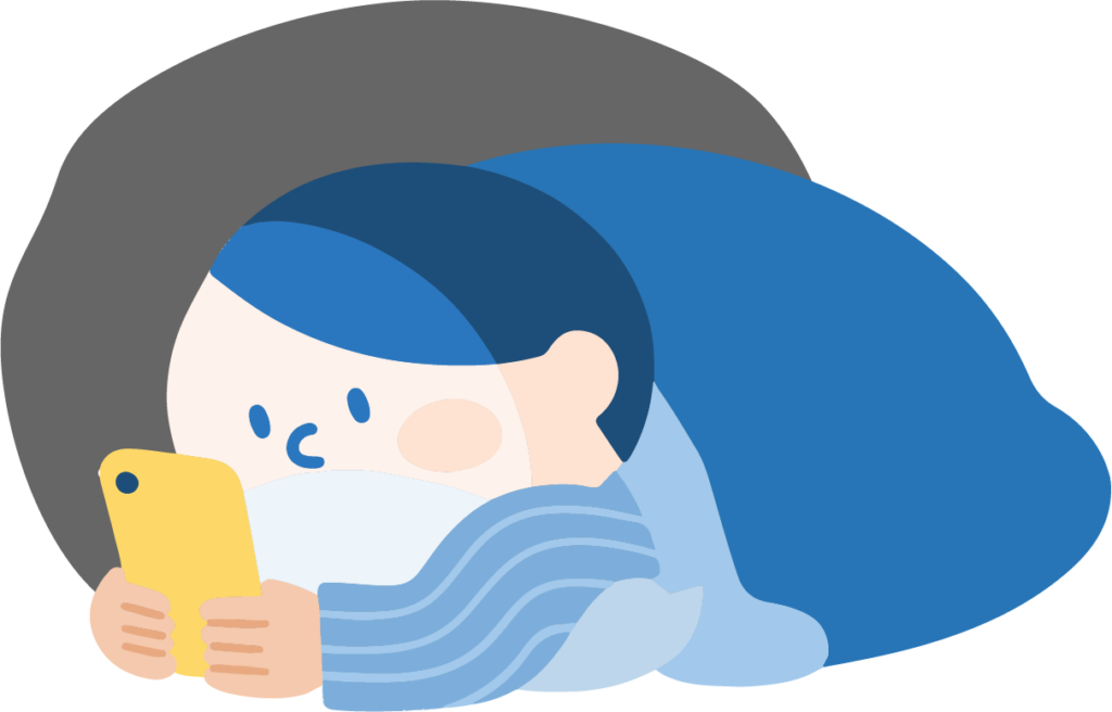 寝る前のスマホと睡眠の質