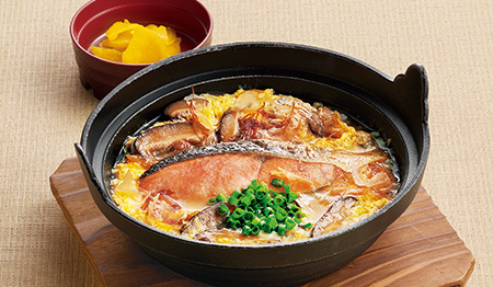 ジョイフルでダイエット中！おすすめメニュー：焼き鮭と椎茸の鰹節香る雑炊