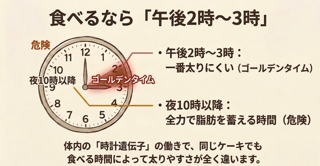 ショートケーキ：ケーキを食べるなら太りにくい午後2時から3時がおすすめ、夜10時以降は脂肪を蓄えやすい