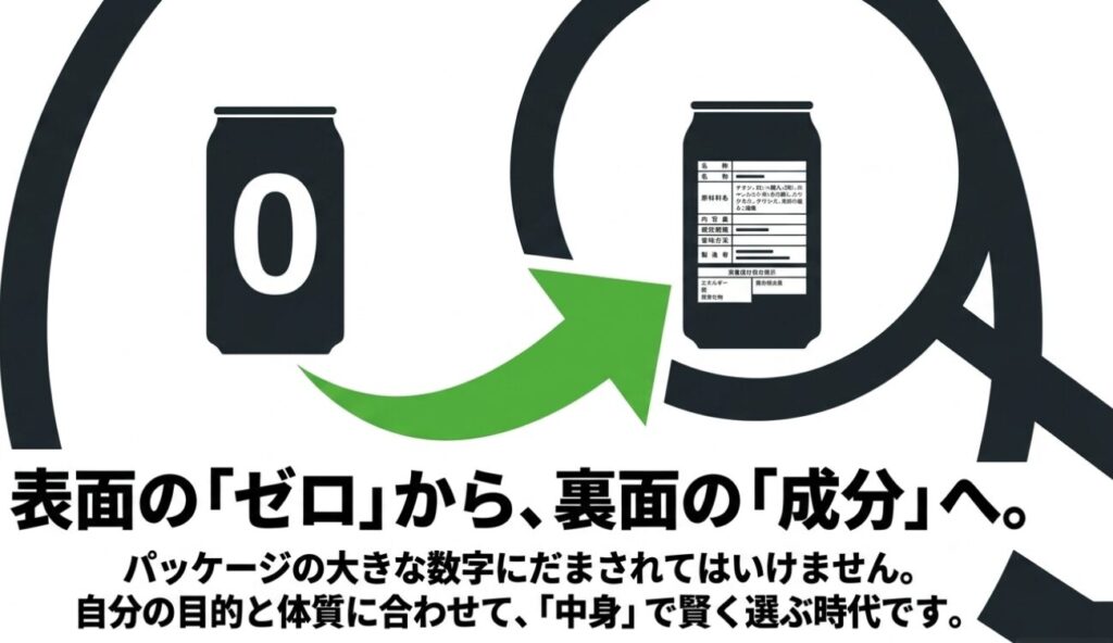 ノンアルコールビール：表面の「ゼロ」から裏面の「成分」へ。パッケージの数字にだまされず中身で賢く選ぶ