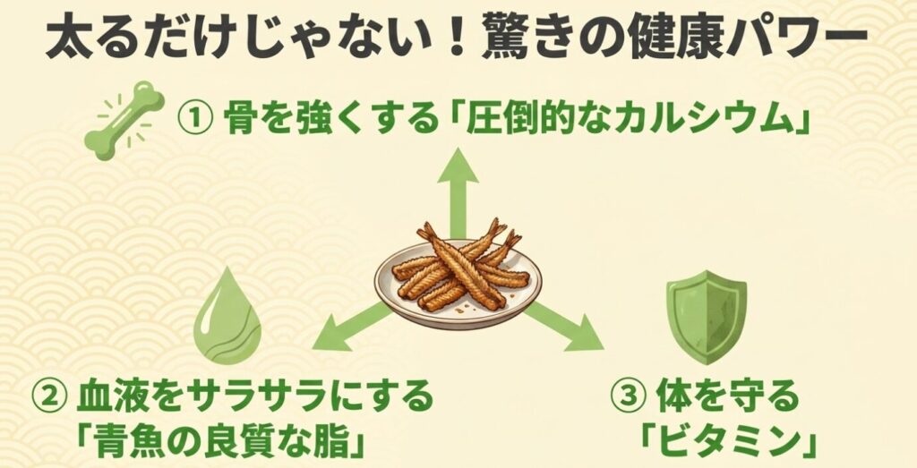 うなぎボーン：骨を強くする圧倒的なカルシウム、血液をサラサラにする青魚の良質な脂、体を守るビタミンなど、驚きの健康パワーについての解説