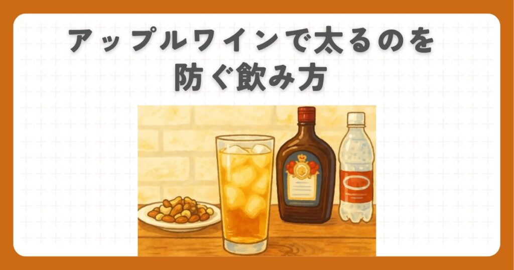 アップルワインで太るのを防ぐ飲み方