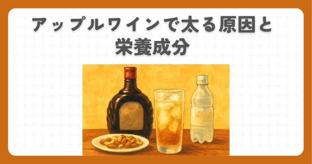 アップルワインで太る原因と栄養成分