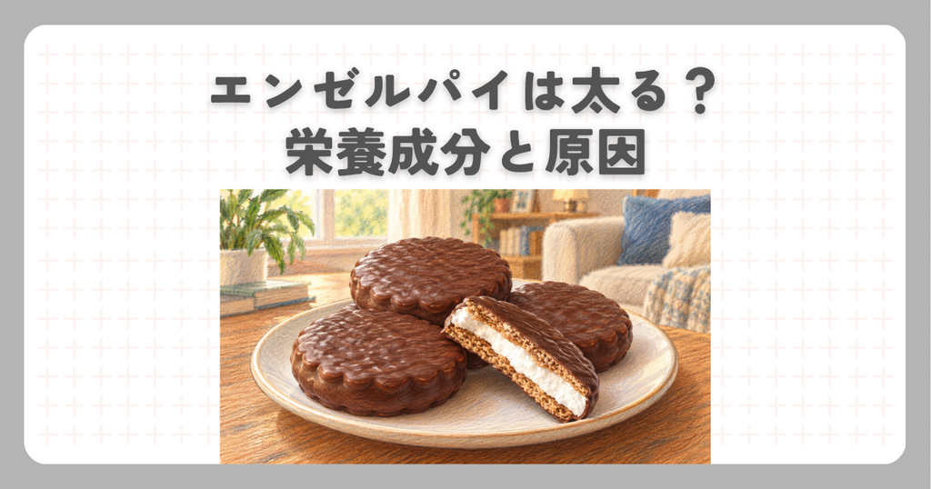 エンゼルパイは太る？栄養成分と原因